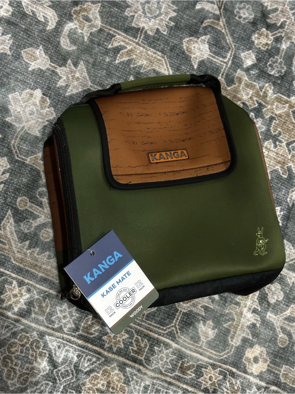 Kanga “Woody” Olive 12 pack Kase Mate Cooler Bag